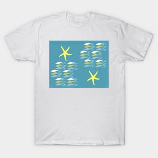 Underwater fish and starfish T-Shirt